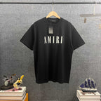 AMIRI Serif Core Logo Graphic Short‑Sleeve Tee