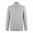 Polo Ralph Lauren Men’s Quarter‑Zip Knit Sweater, Ribbed Mock Neck Pullover