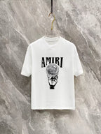 AMIRI Crystal Ball Hand Graphic Short‑Sleeve Tee