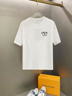 Amiri Arts District Text Chest Graphic Crew‑Neck Short‑Sleeve T‑Shirt