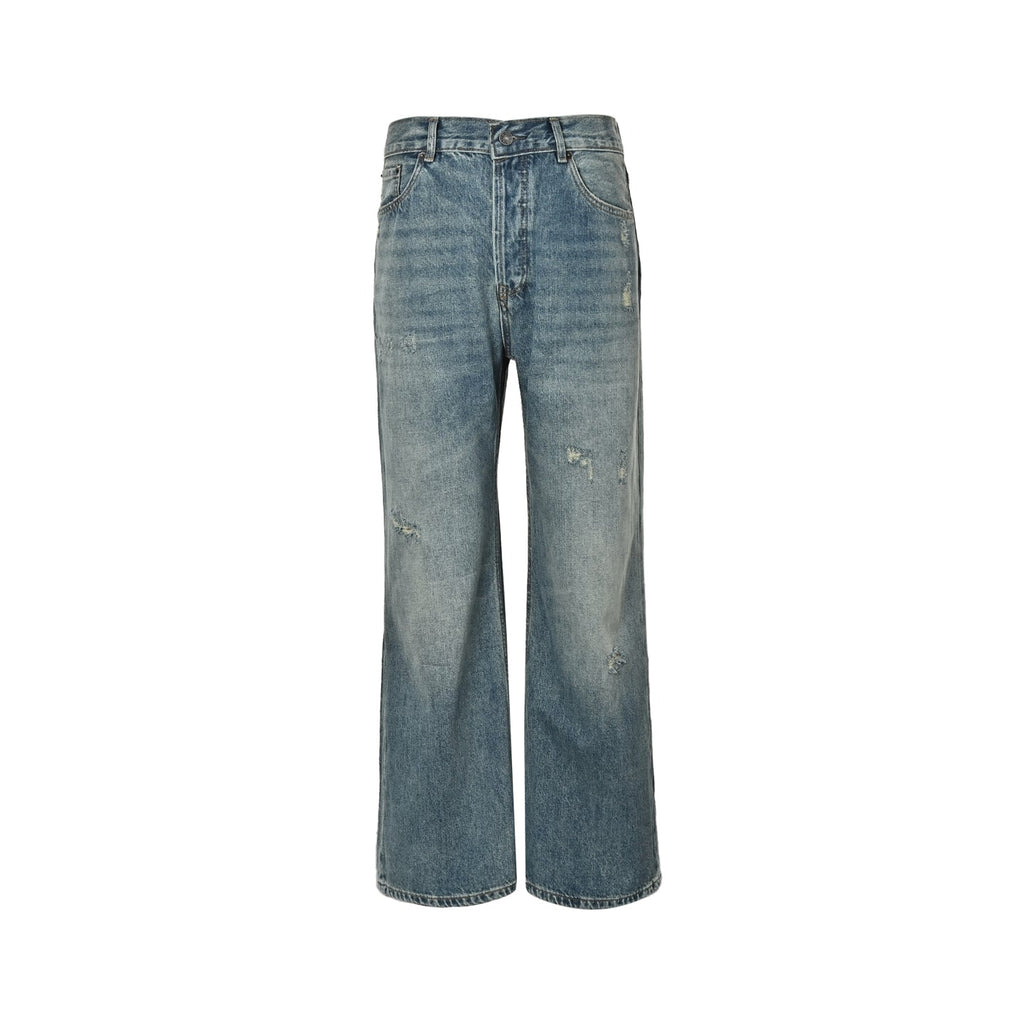 Acne Studios Distressed Wide‑Leg Jeans