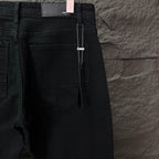 AMIRI Mesh‑Lined Multi‑Rip Distressed Slim‑Fit Denim Jeans