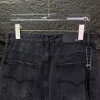 AMIRI Rhinestone‑Embellished Flared Denim Jeans