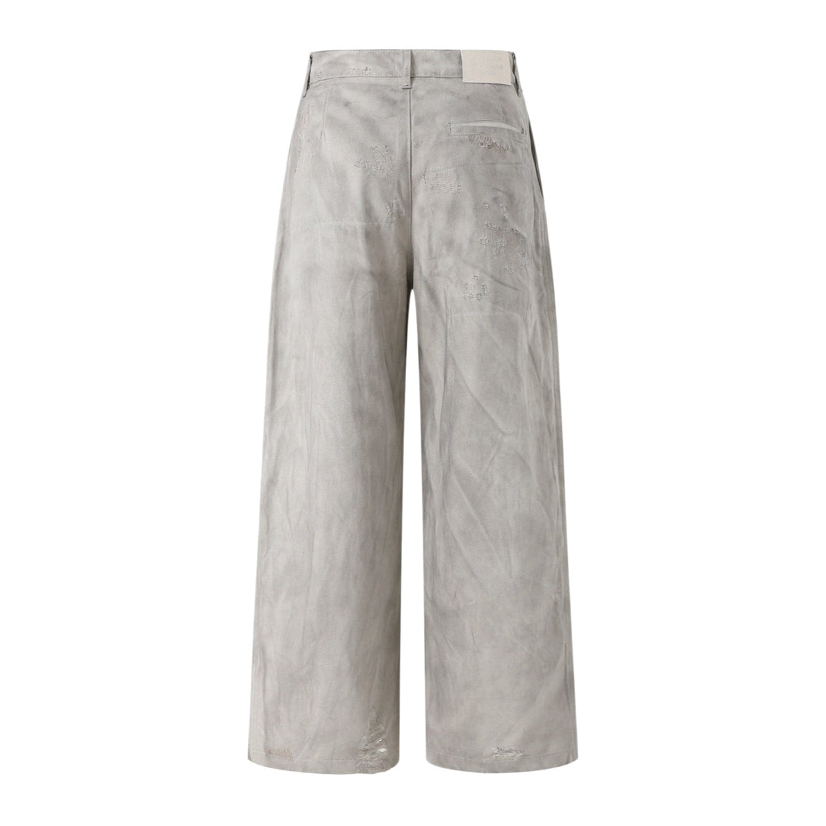 Acne Studios Distressed Washed‑Out Wide‑Leg Trousers