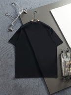 AMIRI Distressed Bold Logo Crew Neck Short‑Sleeve T‑Shirt