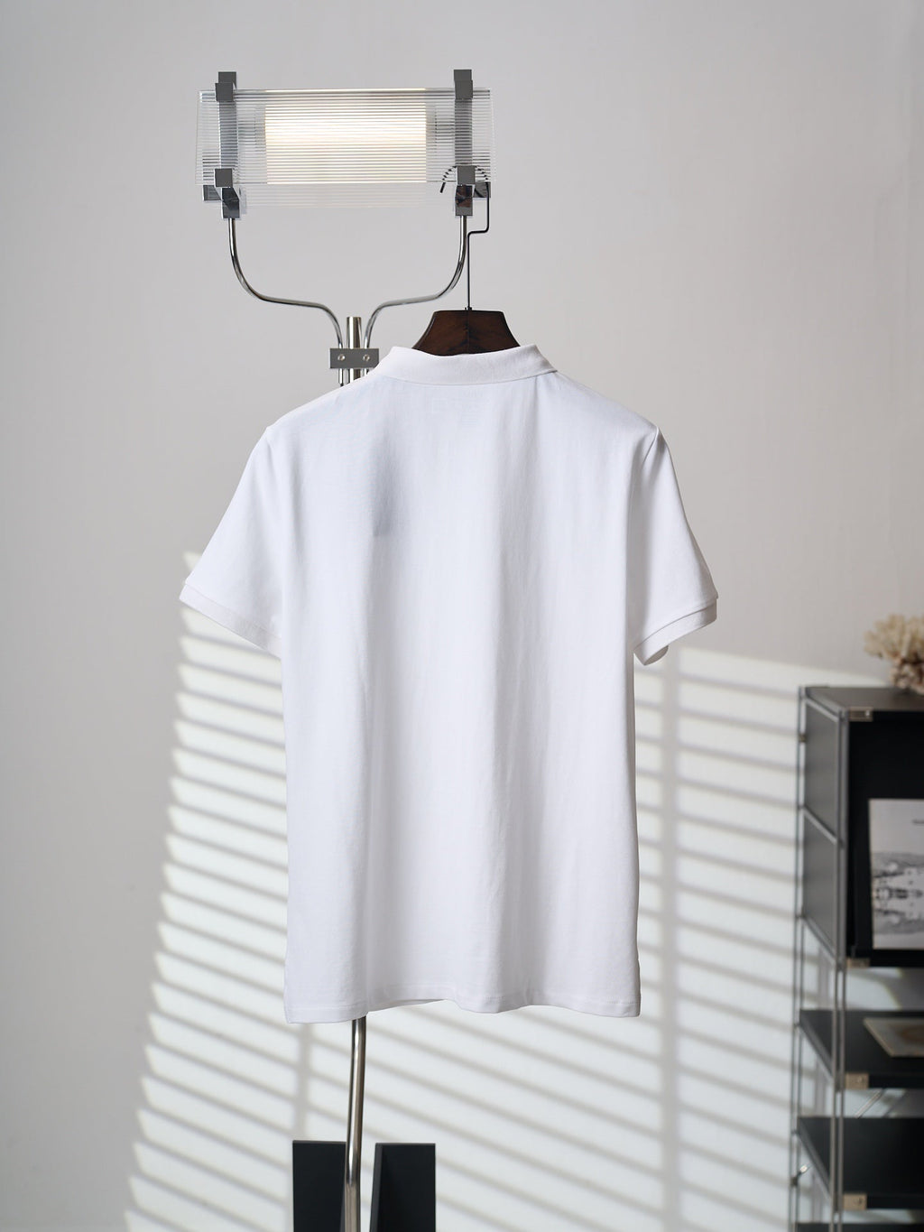 Men Classic Short‑Sleeve Collared Polo Shirt, Casual Top With Small Horse Chest Embroidery