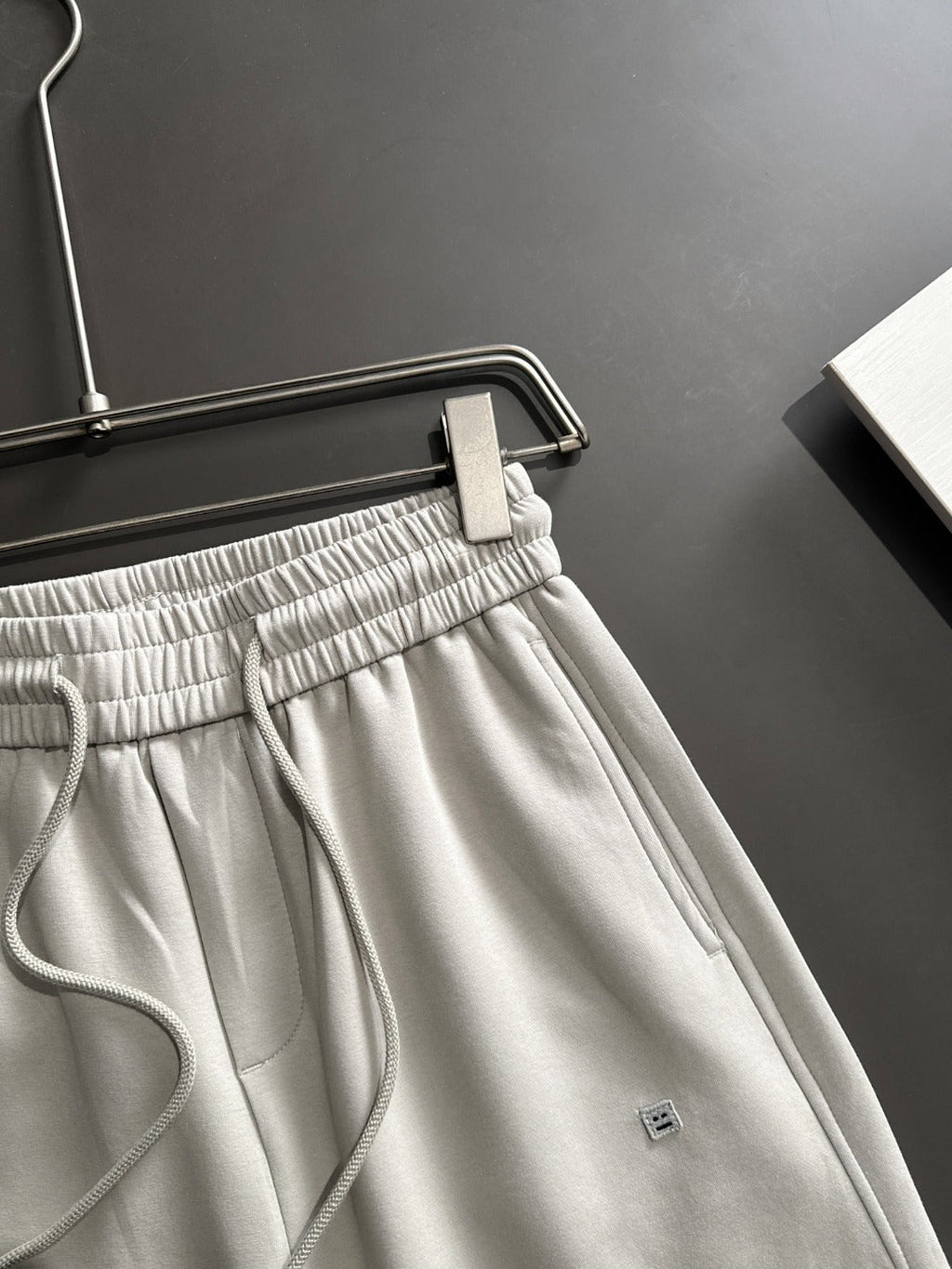 Acne Studios Drawstring Waist Straight‑Leg Sweatpants