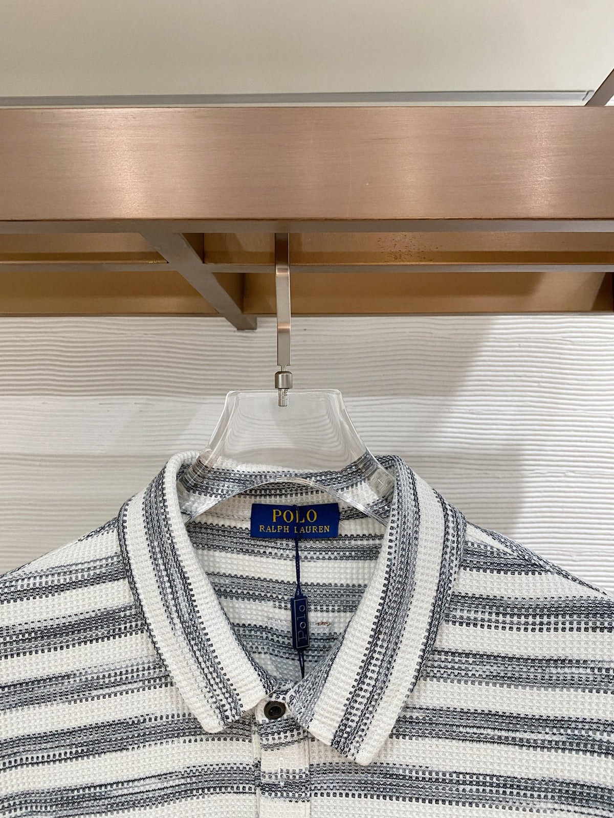 Polo Ralph Lauren Men’s Striped Knit Short‑Sleeve Polo Shirt