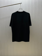 Men's Crew‑Neck Short‑Sleeve T‑Shirt with Red Pony Embroidery
