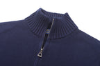Polo Ralph Lauren Men’s Quarter‑Zip Knit Sweater With Red Pony Embroidery