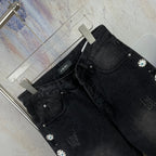 AMIRI Ornamental Stud Embellished Flared Denim Jeans
