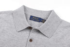 Polo Ralph Lauren Men’s Long‑Sleeve Knit Polo Shirt, 3‑Button Placket