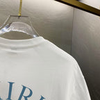 Amiri  Vintage Text Chest Crew‑Neck Short‑Sleeve T‑Shirt