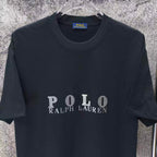 Men's Crew‑Neck Short‑Sleeve T‑Shirt, Front Letter Logo Print