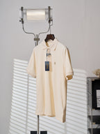 Polo Ralph Lauren Men's Classic Short‑Sleeve Polo Shirt, Khaki Pony Embroidery