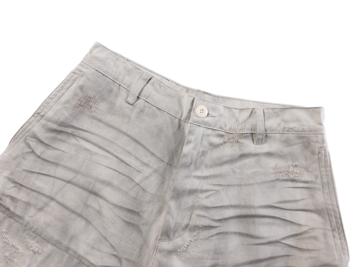 Acne Studios Distressed Washed‑Out Wide‑Leg Trousers