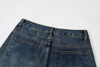 AMIRI Bone MA Logo Vintage Wash Baggy Denim Jeans