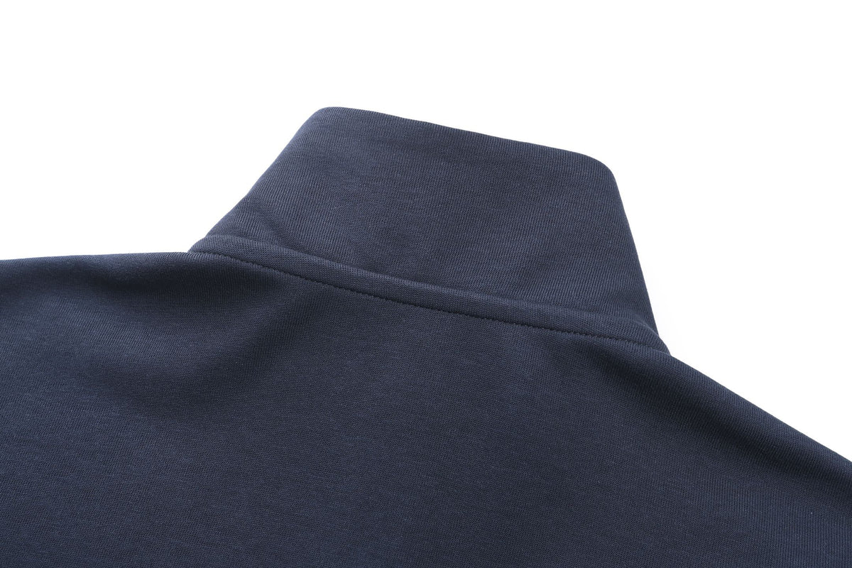 Polo Ralph Lauren Men’s Quarter‑Zip Pullover Sweatshirt With White Pony Embroidery