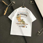 Amiri Small Chest Graphic Crew‑Neck Short‑Sleeve T‑Shirt