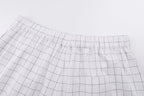 Acne Studios Grid‑Pattern Drawstring Casual Shorts