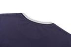 Men's Ringer‑Trim Crew‑Neck Short‑Sleeve T‑Shirt, Small Pony Embroidery