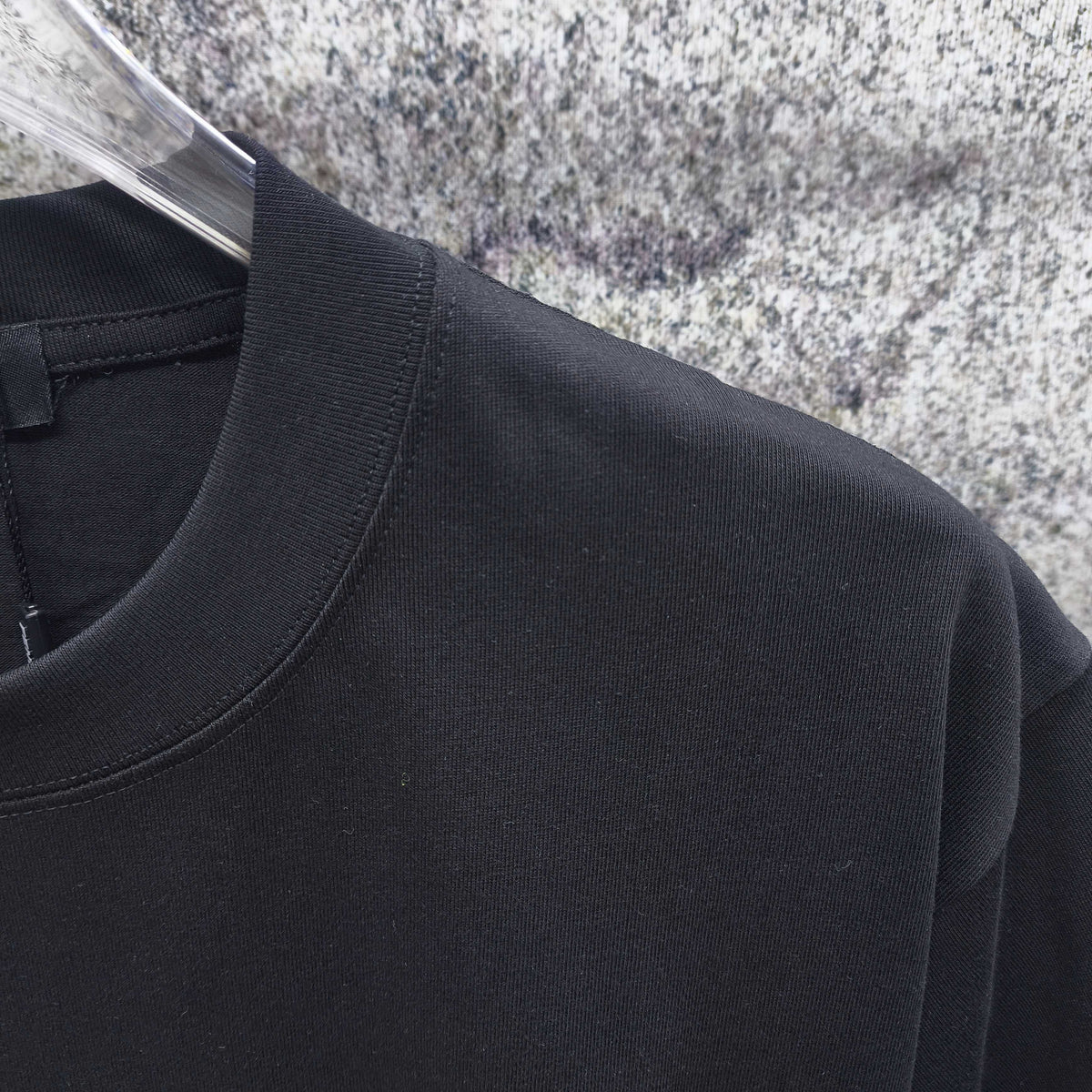 Men's Crew‑Neck Short‑Sleeve T‑Shirt with Small Blue Pony Embroidery
