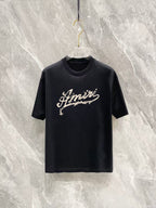 AMIRI Ornate Script Logo Short‑Sleeve Tee