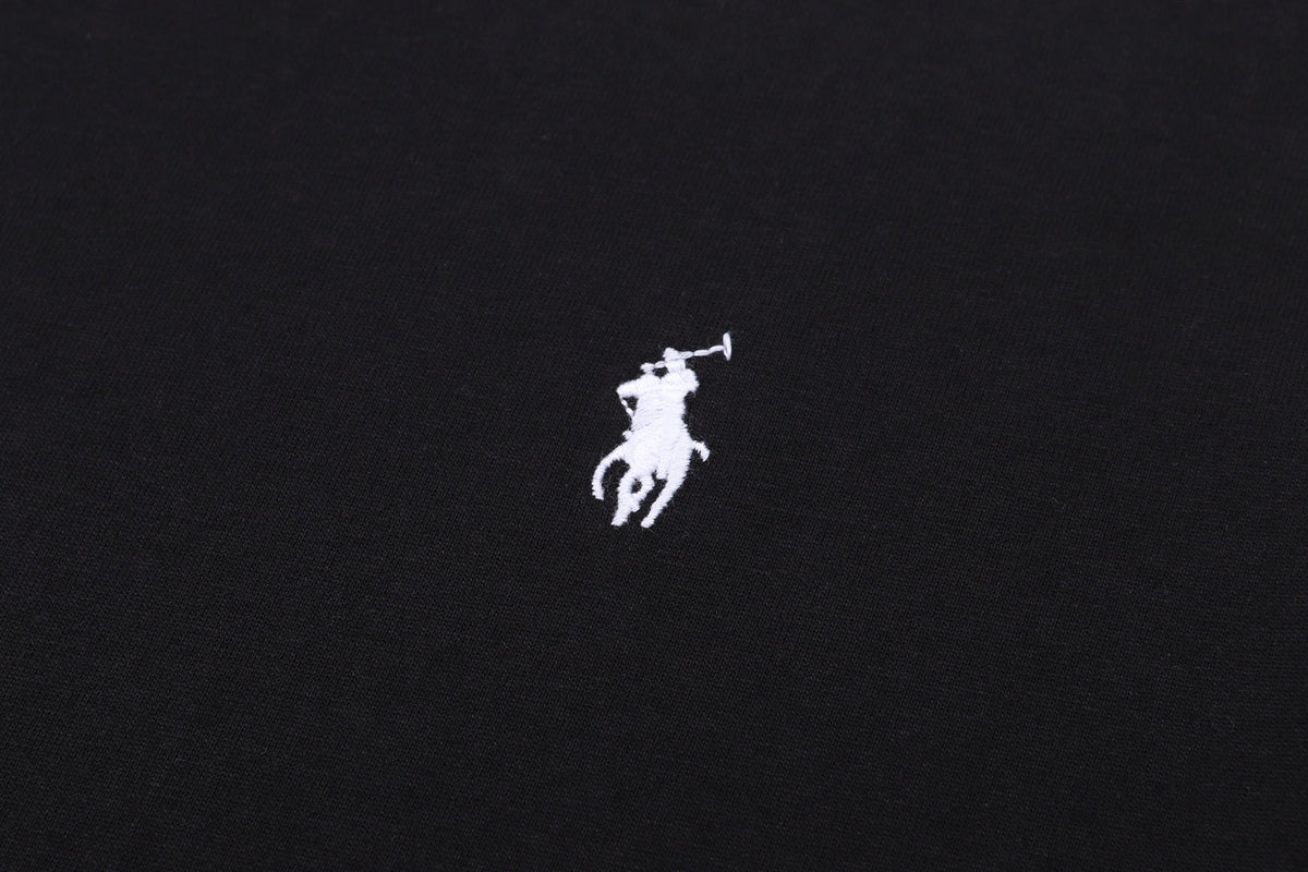 Polo Ralph Lauren Men's Crew‑Neck Short‑Sleeve T‑Shirt, White Pony Embroidery