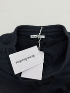Acne Studios Elastic Drawstring Waist Wide‑Leg Fleece Sweatpants