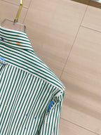 Ralph Lauren Men's Paint‑Splatter Stripe Long‑Sleeve Shirt
