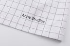 Acne Studios Grid‑Pattern Drawstring Casual Shorts