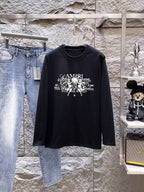 AMIRI Cherub Script Graphic Long‑Sleeve Tee