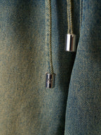 AMIRI Star‑Patch Paneled Drawstring Denim Pants