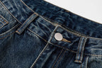 AMIRI Bone MA Logo Vintage Wash Baggy Denim Jeans