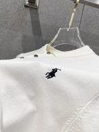 Ralph Lauren Men's Knit Short‑Sleeve Polo Shirt With Black Pony Logo