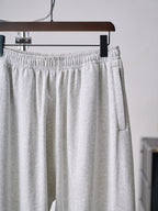 Acne Studios Heather Grey Wide‑Leg Sweatpants