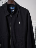 Polo Ralph Lauren Men’s Cotton Zip‑Up Harrington Jacket With Pony Embroidery