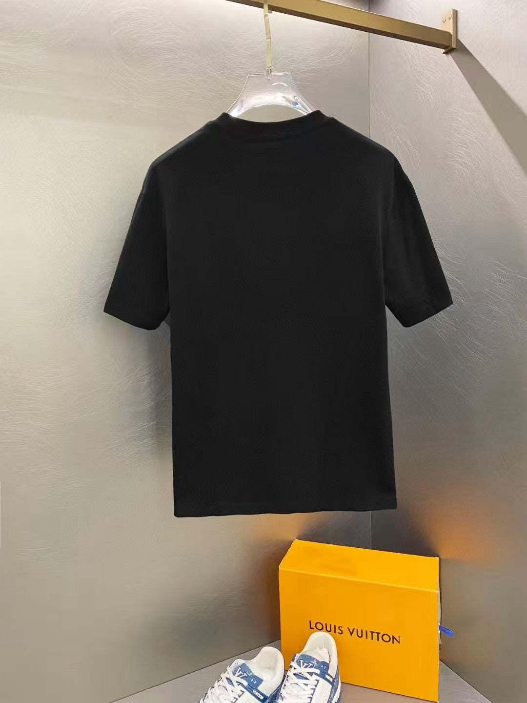 Amiri Ornate Script Front Graphic Crew‑Neck Short‑Sleeve T‑Shirt