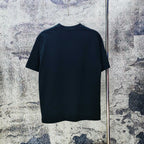 Men's Crew‑Neck Short‑Sleeve T‑Shirt, Front Letter Logo Print