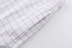 Acne Studios Grid‑Pattern Drawstring Casual Shorts