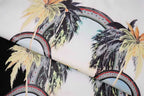 Amiri Tropical Beach Badge Graphic Crew‑Neck Short‑Sleeve T‑Shirt
