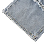 Acne Studios Multi‑Ripped Wide‑Leg Jeans