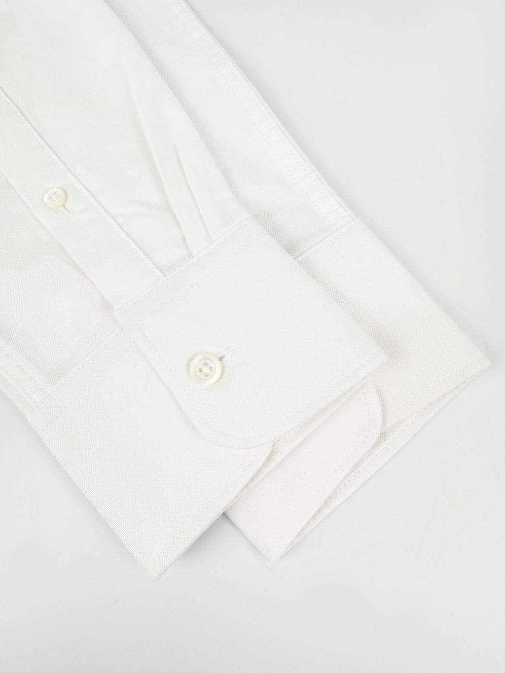 Men's Long‑Sleeve Button‑Down Shirt, Small Logo Embroidery On Left Chest
