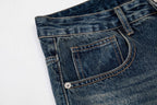 AMIRI Bone MA Logo Vintage Wash Baggy Denim Jeans