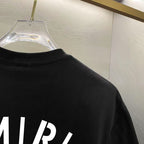 Amiri Arts District Text Chest Graphic Crew‑Neck Short‑Sleeve T‑Shirt