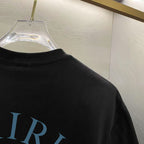Amiri  Vintage Text Chest Crew‑Neck Short‑Sleeve T‑Shirt