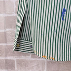 Ralph Lauren Men's Paint‑Splatter Striped Long‑Sleeve Button‑Down Shirt