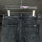 AMIRI Studded Multi‑Rip Distressed Slim‑Fit Denim Jeans