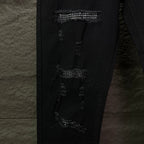 AMIRI Mesh‑Lined Multi‑Rip Distressed Slim‑Fit Denim Jeans