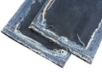Acne Studios Distressed Wide‑Leg Denim Jeans